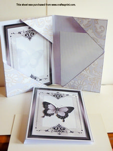 Elegant Butterfly Stationery Folder Kit