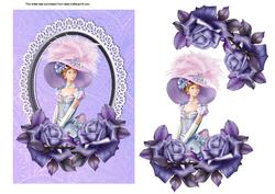 Ascot Lady Framed