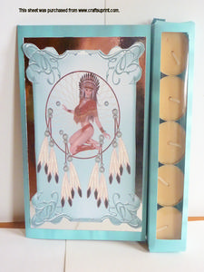 Dreamcatcher Tea Light Candle Card Kit