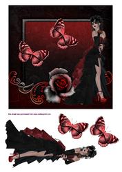Gothic Rose Butterfly