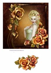 Elegant Golden Rose