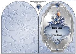 Winter Floral Arch Card