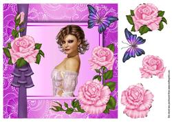 Roses and Butterfly