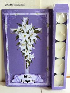 Light a Candle for Me Tealight Candle Card Kit