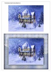 Framed Christmas Scene