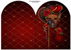 Masquerade Arch Card