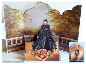 Victorian Garden Gatefold Stepper