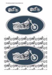 Framed Motorbike