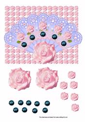 Pink and Blue Fan