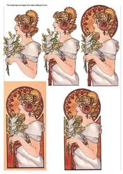 Art Nouveau Decoupage