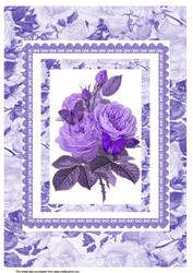 A4 Lilac Flowers