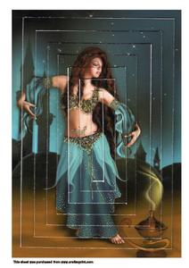 A4 Belly Dancer Pyrimage Kit