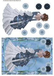 Blue Flower Elegance