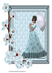 A4 Floral Framed Elegance
