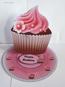 Cupcake on a Plate Easel Kit