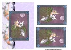 Dolphin and Mermaid