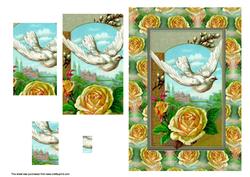 Dove and Roses Pyrimage