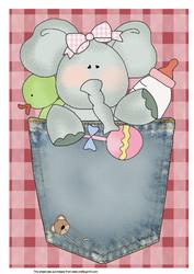A4 Girly Elephant