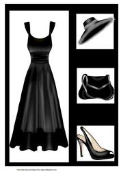 A4 Black and White Outfit