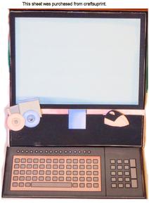 Computer Easel Card Kit