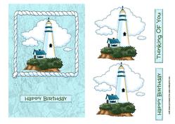 Lighthouse Card Front