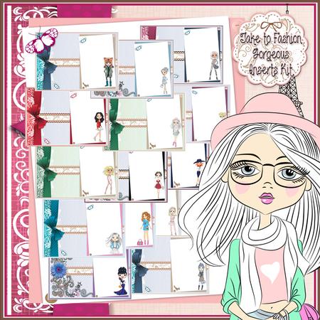 Take to Fashion Gorgeous Inserts Kit - CUP678094_1056 | Craftsuprint