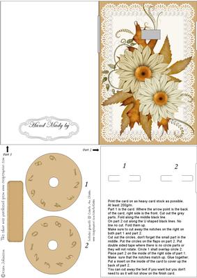Autumn Flowers - Year Card Part 1