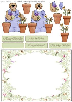 Garden Bear - Year Card Part 2