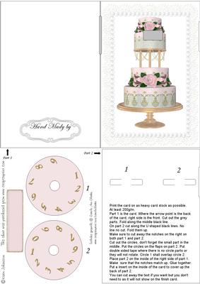 Cake -year Card Part 1