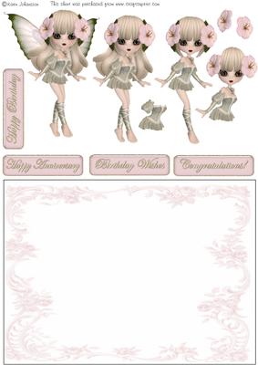 Sweet Fairy - Year Card Part 2