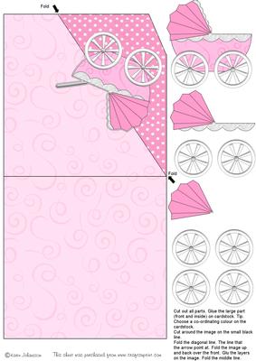 Baby Girl - Corner Fold Back