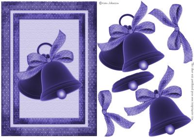 Blue Christmas Bell