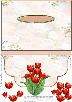Flower of Love - Tulip - Envelope Card