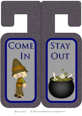 Door Hanger Boy 1