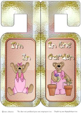 Door Hanger Girl 2