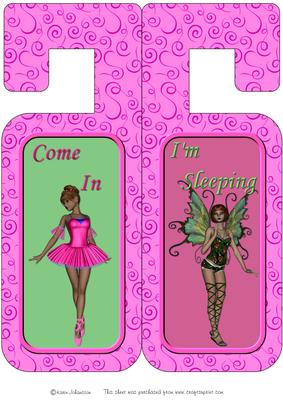 Door Hanger Fairy