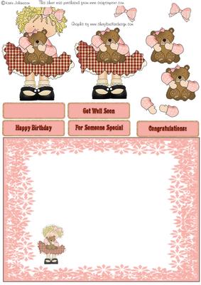 Sweet Girl-year Card Part 2