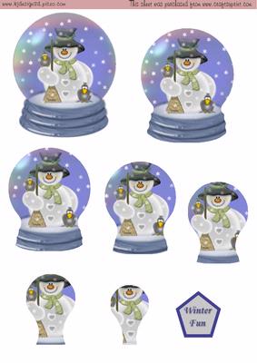 Snowman in a Globe