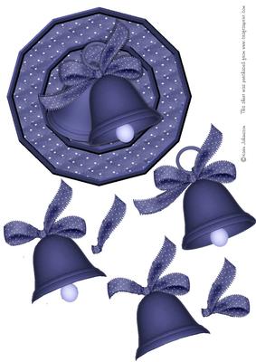 Blue Bell Christmas Plate