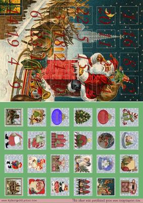 Santa Advent Calendar