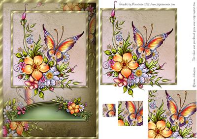 Butterfly and Flower