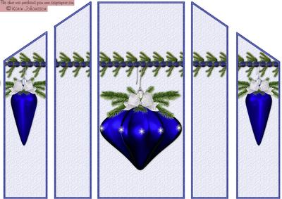 Blue Christmas Bells