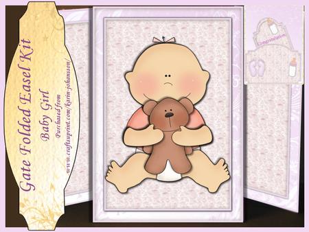 Baby Girl - Gate Folded Easel