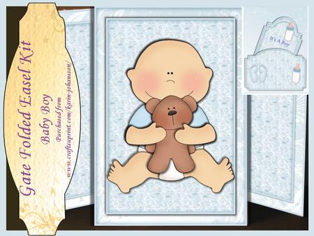 Baby Boy - Gate Folded Easel