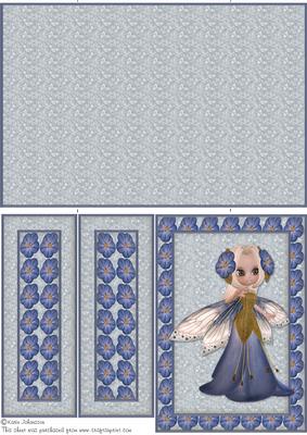 Blue Fairy - Gate Folded Easel Part 1