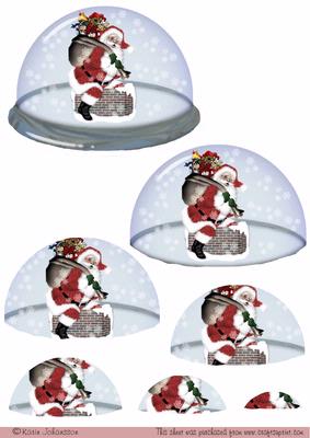 Snow Globe with Santa