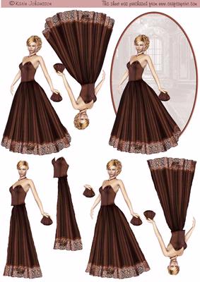 Elegant Lady in Brown