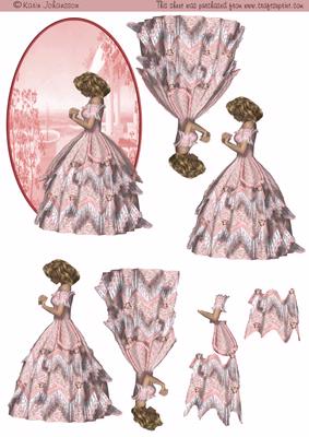 Elegant Lady in Pink