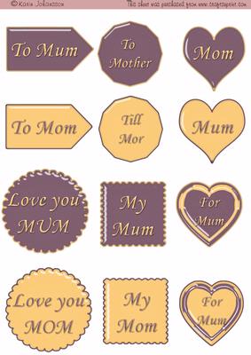 Mothers Day Toppers