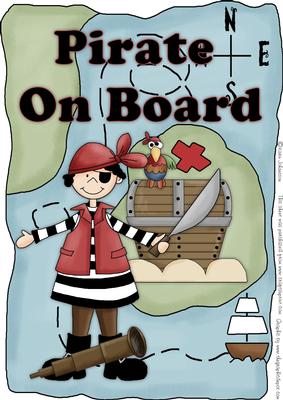 Pirate on Board 2 - Car Sticker